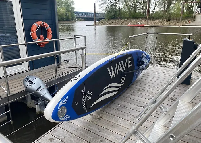 Hotel na wodzie Hausboot Off Im Diamantgraben An Der Elbe Hamburg